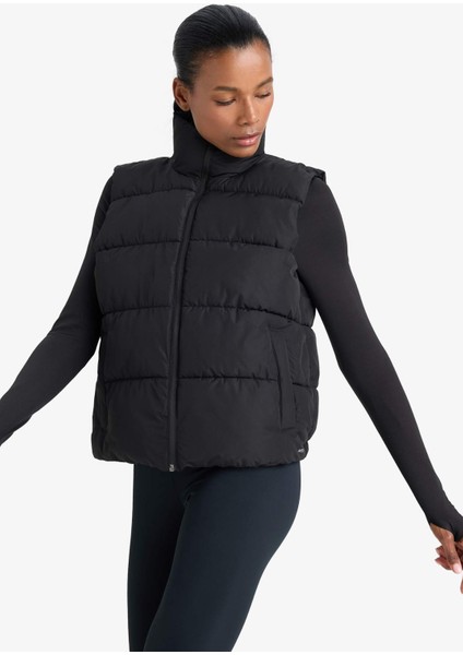 Fit Su İtici Regular Fit Dik Yaka Fermuarlı Cepli Şişme Yelek E9209AX25AU modelleri