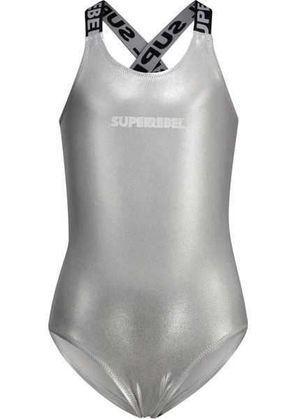 Gümüş Kız Çocuk Mayo R501-5001- Basic Cool Bathing
