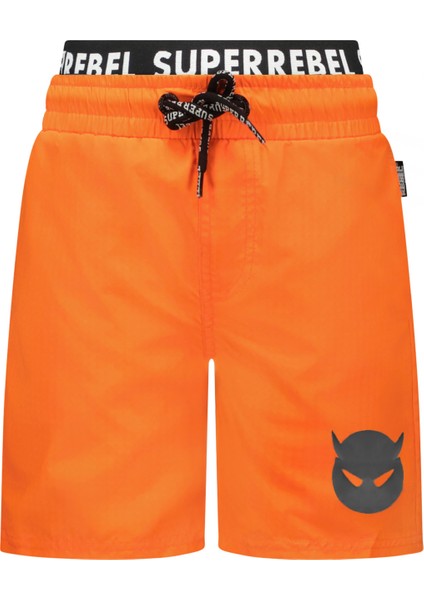 Turuncu Erkek Çocuk Mayo R501-6602-ROCKY Swim Pants With Ext