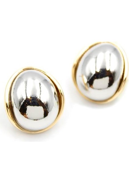 Metal Küpe - Gümüş