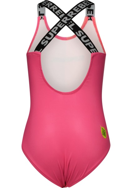 Pembe Kız Çocuk Mayo R501-5001- Basic Cool Bathing fiyatları