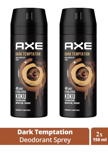 2 Adet Dark Temptatıon Bay Parfüm Kofre 150 ml