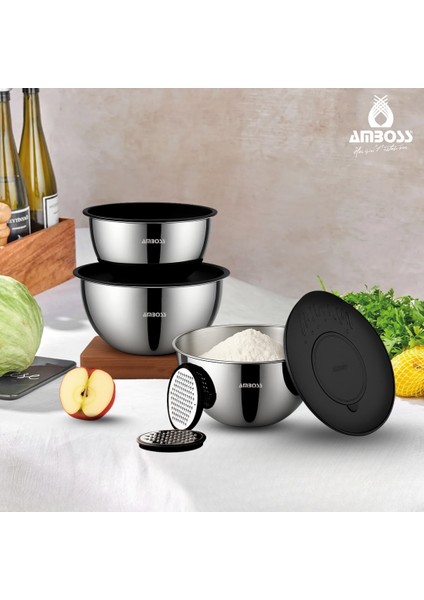 9 Parça Çok Amaçlı Kase Siyah 8019 fiyatları