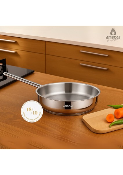 Ambos Saphire Paslanmaz Çelik 20 Cm Kapaksız Çelik Tava fiyatları