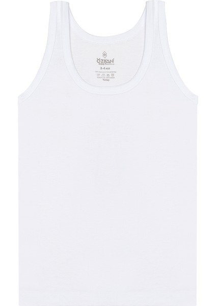 Özkan 0702 10'lu Paket Erkek Çocuk %100 Pamuklu Süprem Esnek Rahat Kalın Askılı Atlet modelleri