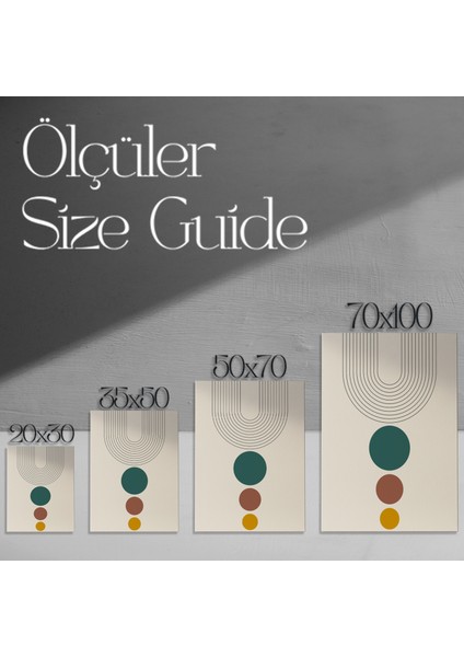 Minimalist Geometrik Sanat Tablosu modelleri
