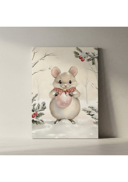 Sevimli Noel Faresi ve Pembe Süs Tablosu fiyatları