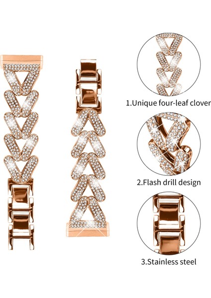 Metal Kayış Fitbit Versa Için 4/3 / Sense / Sense 2 (Yurt Dışından) modelleri