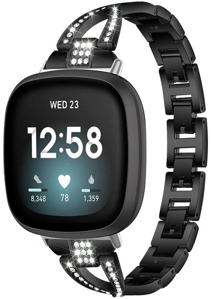 Fitbit Versa 4 / 3 / Sense 2 / Sense Için Metal Saat Kayışı (Yurt Dışından)