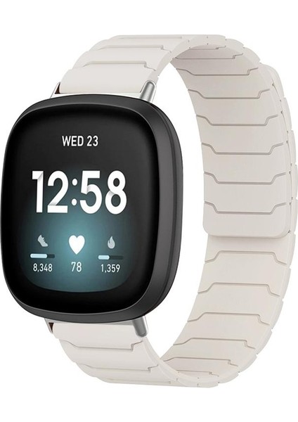 Fitbit Versa 4 / 3 / Sense 2 / Sense Için Silikon Saat Kayışı (Yurt Dışından)