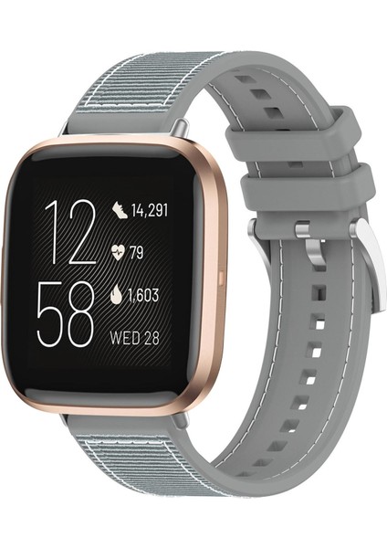 Versa 2/versa/versa Lite 20MM Için Silikon Kayış Fitbit (Yurt Dışından)