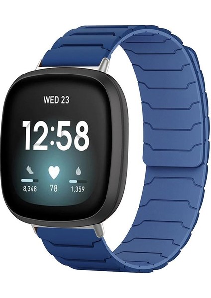 Fitbit Versa 4 / 3 / Sense 2 / Sense Için Silikon Saat Kayışı (Yurt Dışından)
