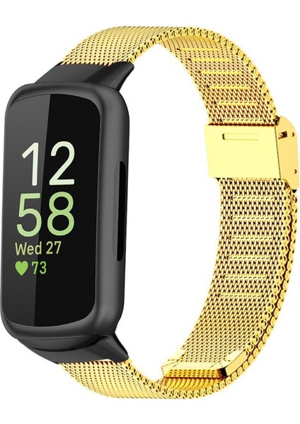 Metal Tokalı Saat Kordonu Fitbit Inspire 3 Için (Yurt Dışından)