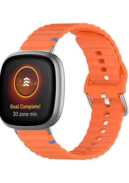 Silikon Saat Kayışı Fitbit Versa Için 3/4 / Sense 2 (Yurt Dışından)