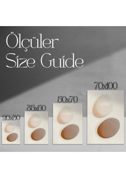 Minimalist Soyut Oval Sanat Tablosu modelleri