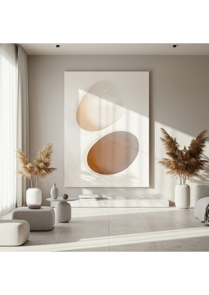 Minimalist Soyut Oval Sanat Tablosu fırsatları