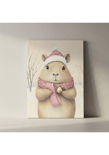Sevimli Kışlık Kemirgen Noel Tablosu fiyatları