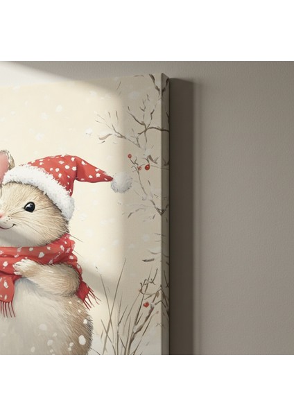 Kardan Adamla Şirin Fare Noel Tablosu indirimleri