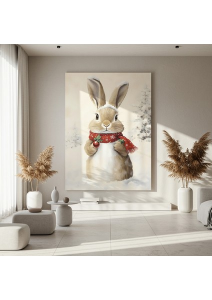 Kış Masalı Tavşan Tablosu fırsatları