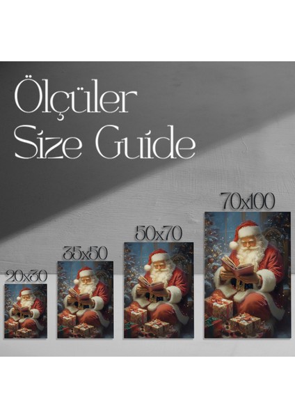 Noel Baba ve Hediyeleri Tablosu modelleri