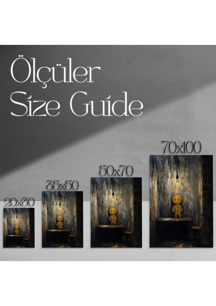 Kış Masalı Zencefilli Adam Tablosu modelleri