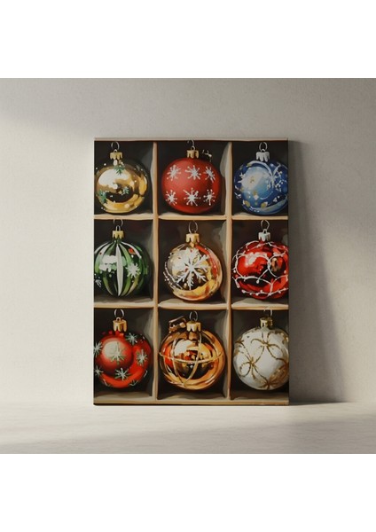 Nostaljik Kış Süsleri Tablosu fiyatları