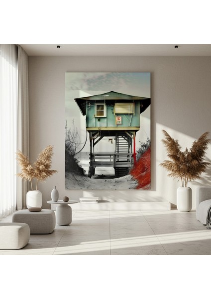 Sahil Evi Plaj Manzaralı Tablo fırsatları