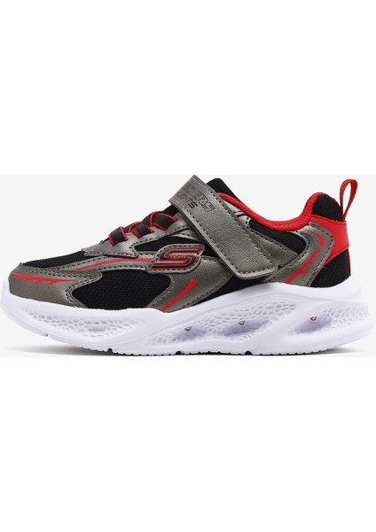 Skechers Meteor-Lights Küçük Erkek Çocuk Gri Işıklı Spor Ayakkabı 401497N Gurd