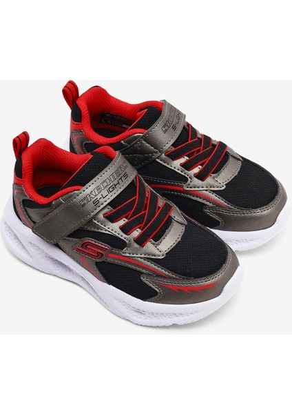 Skechers Meteor-Lights Küçük Erkek Çocuk Gri Işıklı Spor Ayakkabı 401497N Gurd indirimleri