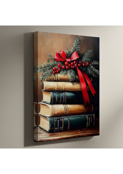 Kış Masalı Kitap Yığını Tablosu