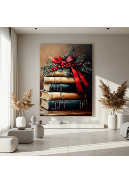 Kış Masalı Kitap Yığını Tablosu fırsatları