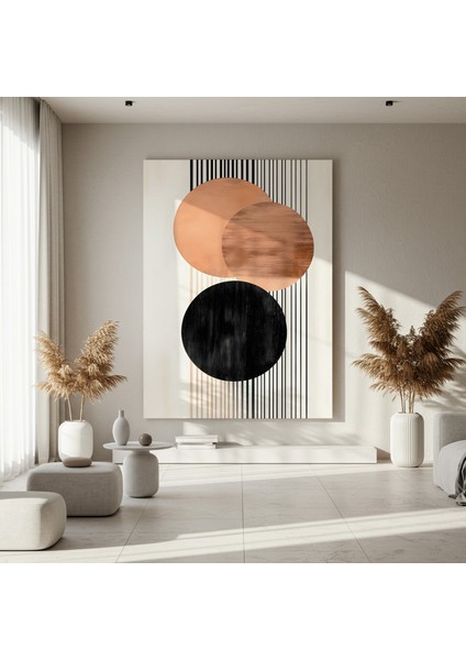 Soyut Geometrik Daireler Tablosu fırsatları