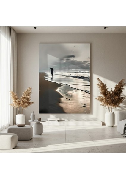 Yağmurlu Plaj Manzarası Tablosu fırsatları