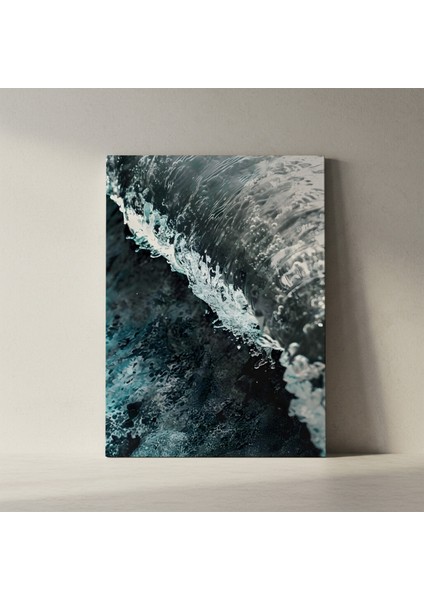 Okyanus Dalgası Plaj Temalı Soyut Sanat Tablosu fiyatları