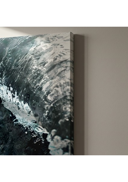 Okyanus Dalgası Plaj Temalı Soyut Sanat Tablosu indirimleri