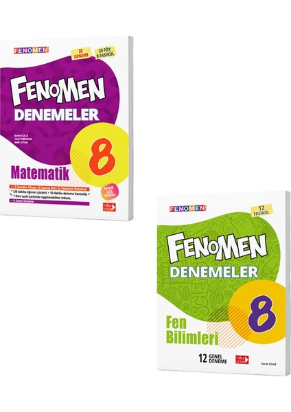 8. Sınıf Matematik Fen Bilimleri Deneme Seti Yeni 2022