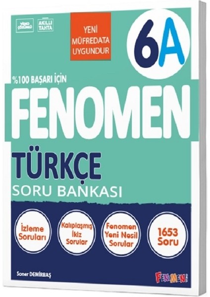 Fenomen Okul 2026 6. Sınıf Türkçe A Soru Bankası Yeni Nesile Kolay Geçiş Güncel Müfredat