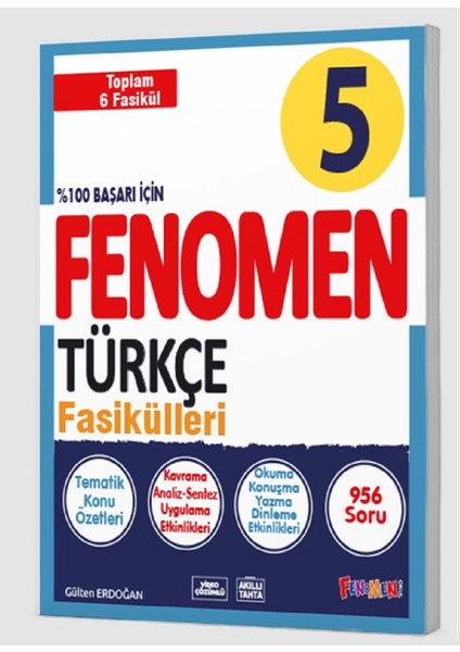Fenomen Okul 2025 5. Sınıf Türkçe Fasikül Seti (1-2-3-4-5-6) Güncel Müfredat