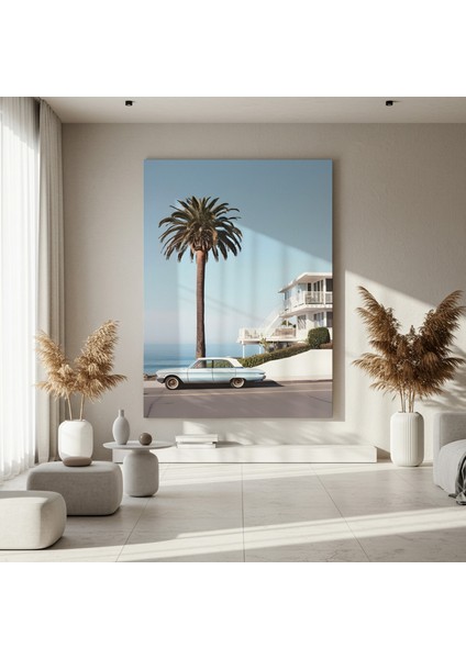 Plaj Evi ve Klasik Araba Tablosu fırsatları