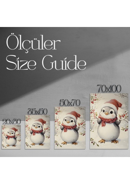 Sevimli Noel Pengueni Tablosu modelleri