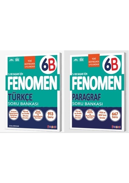 6. Sınıf Türkçe Paragraf Fenomen Soru Seti Yeni 2022