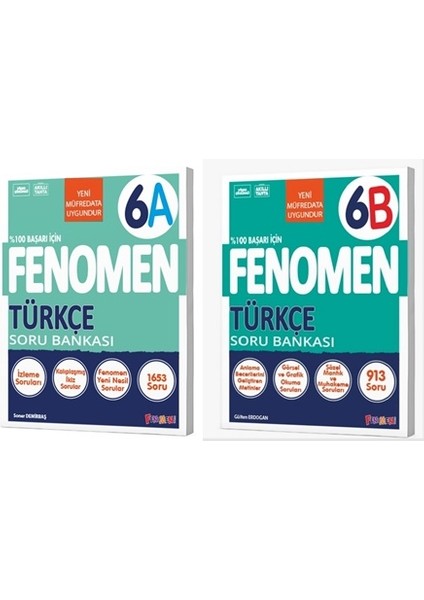 Okul 2025 6. Sınıf Türkçe A + B Serisi Soru Seti 2 Kitap