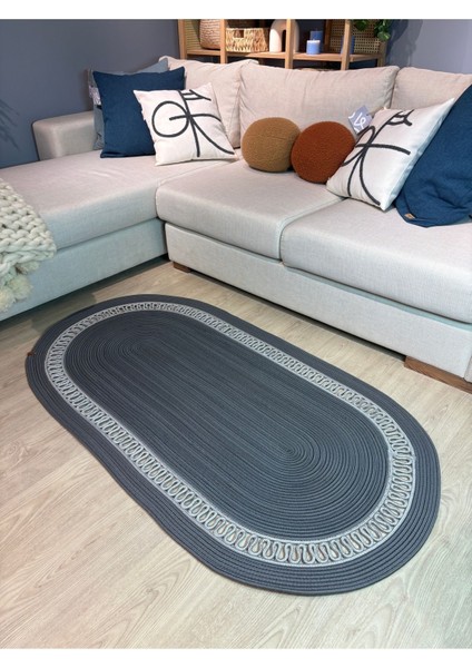 Lotus Jüt Hasırlı El Örgüsü Kilim