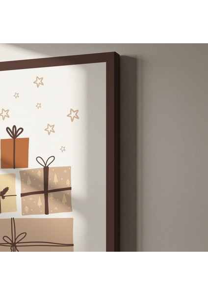 Kış Bayramı Hediye Paketleri Soyut Sanatı Tablosu indirimleri