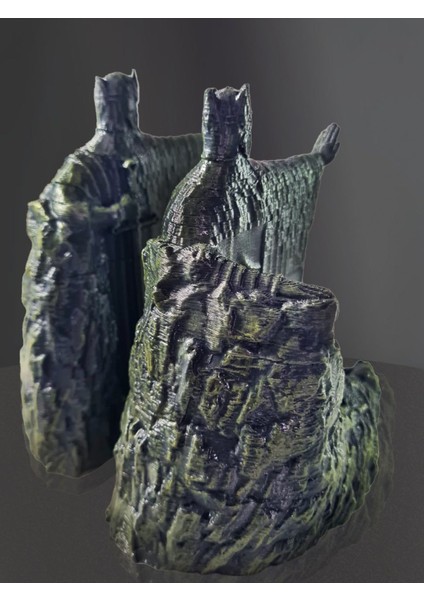 3D Argonath Heykelleri Kitap Tutucu,yüzüklerin Efendisi Figür,argonath Booked,2parça(Sağ,sol) fırsatları