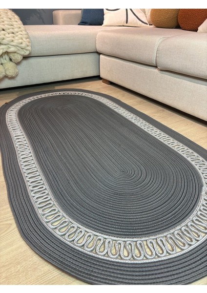 Lotus Jüt Hasırlı El Örgüsü Kilim