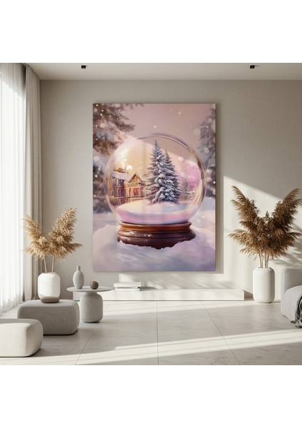 Kardan Adam ve Karlı Ev Tablosu fırsatları