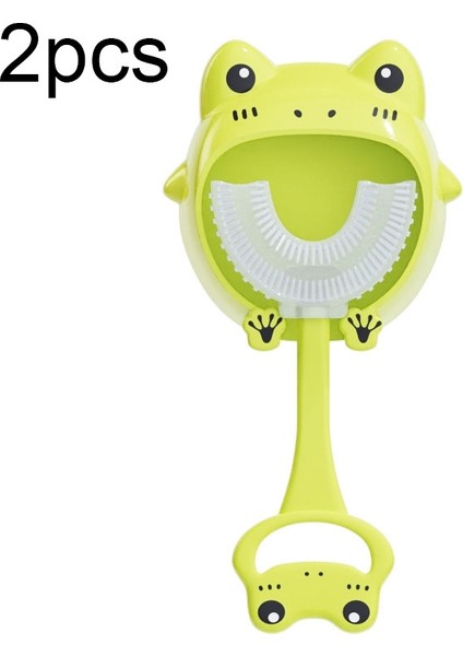 S8 2pcs U Şekilli Bebek Ağız Temizleme Diş Fırçası (Yurt Dışından)