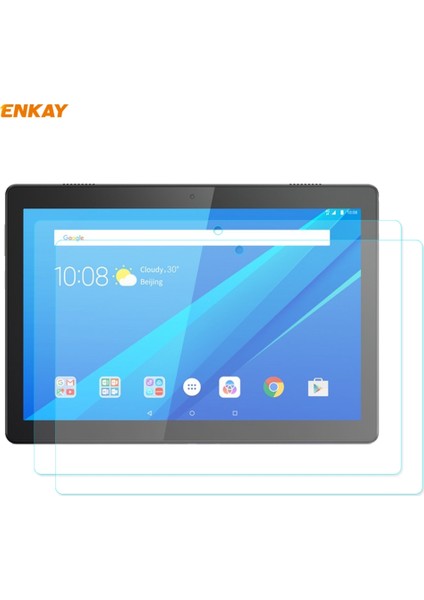Lenovo Smart Tab M10 10.1 2 Adet Enkay 9h Temperli Gl Koruyucu (Yurt Dışından)