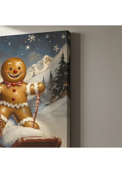 Kardan Adam ve Zencefilli Kurabiye Kış Masalı Tablosu indirimleri